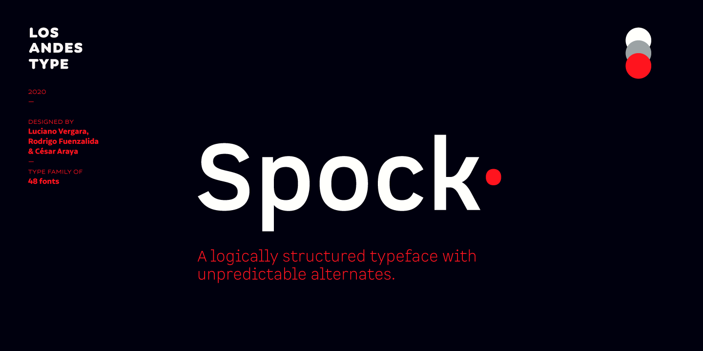 Przykład czcionki Spock Essential Essential Bold Italic